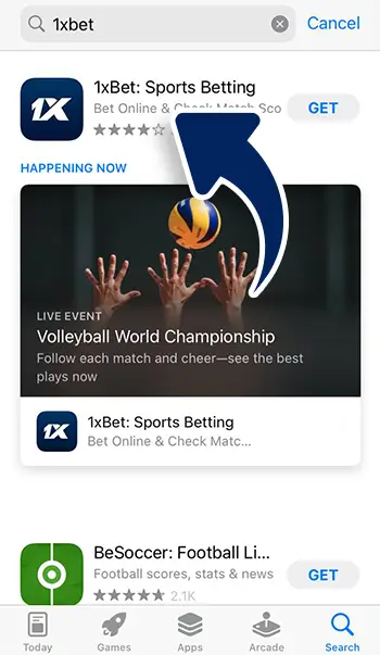 1xBet app screenshot 4
